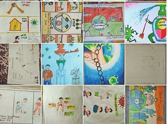 Sanchari Rog Poster /संचारी रोग पोस्टर्स / बच्चों ने बनाया संचारी रोग पर  पोस्टर /संचारी रोग जागरूकता - YouTube